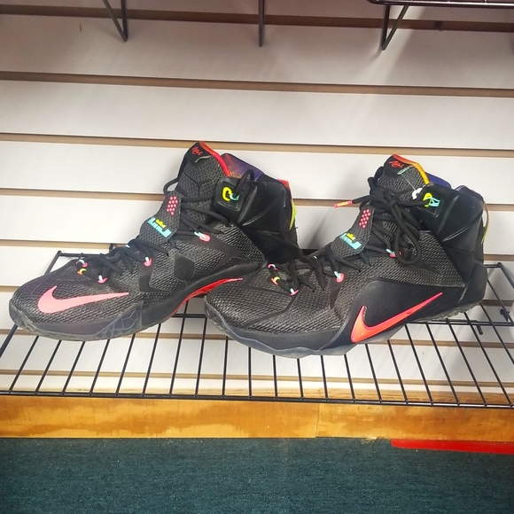 Nike Lebron 12 "Data" Sneakers - Picture 3 of 8